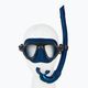 Cressi Calibro + Korsika Tauchset Maske + Schnorchel blau DS434550
