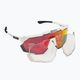 SCICON Aeroshade Kunken weiß glänzend/scnpp multimirror rot Fahrradbrille EY31060800