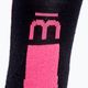 Skisocken Damen Mico Heavy Weight Primaloft Ski schwarz-rosa CA119 3