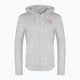 Herren Sweatshirt Diadora Hoodie FZ Essential Sport grigio medio chiaro melange