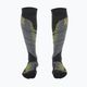 Herren UYN Ski All Mountain Socken anthrazit melange/gelb