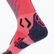 Damenskisocken UYN Ski One Merino rosa/schwarz 3