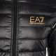Herren EA7 Emporio Armani Train Core ID Down Light Hoodie schwarz/gold Logo Jacke 3