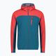 CMP blau/rotes Herren-Trekking-Sweatshirt 31L6327/M916