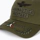 Herren Aeronautica Militare Geprägte Stickerei Militär grün Baseballkappe 3