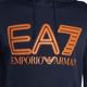 Herren Hoodie Sweatshirt EA7 Emporio Armani Train Logo Series Oversize Logo Hoodie Coft navy blue 3