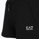 Damen EA7 Emporio Armani Train Shiny schwarz/logo weiß Shorts 3