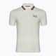 Herren EA7 Emporio Armani Golf Pro Polo Check silberne Birke T-shirt