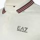 Herren EA7 Emporio Armani Golf Pro Polo Check silberne Birke T-shirt 3