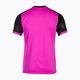 Herren-Tennisshirt Joma Montreal fluoreszierend rosa/schwarz 6