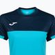 Joma Montreal SS Fluor-T-Shirt türkis/navy 8