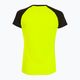Joma Elite X fluor gelb/schwarzes Laufshirt für Frauen 2