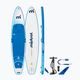 SUP Board Stand up Paddle Board Mistral Sunburst Double Club 11'6" white/green