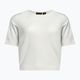 Damen Calvin Klein Strick-T-Shirt aus weißem Wildleder 5
