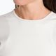 Damen Calvin Klein Strick-T-Shirt aus weißem Wildleder 4