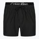 Herren Calvin Klein Short Double Waistband Badeshorts schwarz