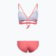 Zweiteiliger Damen-Badeanzug O'Neill Baay Maoi Bikini rot einfach gestreift 2