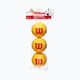 Kindertennisbälle Wilson Starter Tour Foam Tball 3 Stück gelb WRZ258900