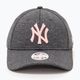 Neue Era weibliche Liga wesentliche 9Forty New York Yankees Kappe grau 2