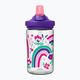 CamelBak Eddy+ 400 ml Regenbogenblumen-Reiseflasche für Kinder 2