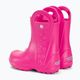 Crocs Handle Rain Boot Kinder candy rosa Gummistiefel 3