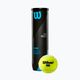 Wilson Tour Premier All Ct Tennisbälle 4 Stück gelb WRT119400