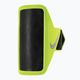 Nike Lean Arm Band Plus Laufhandy-Band volt/schwarz/silber 4