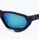 Oakley Plazma schwarz-blaue Sonnenbrille 0OO9019 5