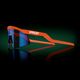 Oakley Hydra Neon Orange/Prisma Saphir-Sonnenbrille 8