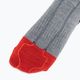 Lenz Heat Sock 5.1 Toe Cap Slim Fit grau/rot Skisocken 4