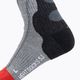 Lenz Heat Sock 5.1 Toe Cap Slim Fit grau/rot Skisocken 5