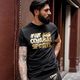 Herren-T-Shirt LEONE 1947 Gold schwarz 5