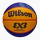 Wilson Fiba 3x3 Game Ball Paris Retail Basketball 2024 blau/gelb Größe 6