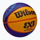 Wilson Fiba 3x3 Game Ball Paris Retail Basketball 2024 blau/gelb Größe 6 2