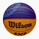 Wilson Fiba 3x3 Game Ball Paris Retail Basketball 2024 blau/gelb Größe 6 4