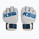 KSW Grappling Handschuhe Leder weiß