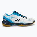 Badmintonschuhe Herren YONEX 65 Z3 white/ ocean blue 2