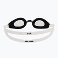 Kinder-Schwimmbrille TYR Foam Youth clear/black/white 4