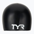 TYR Wrinkle-Free Silicone Kinderschwimmkappe schwarz