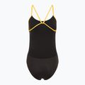 Einteiliger Badeanzug TYR Hexa Cutoutfit schwarz/gold 2