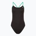 Einteiliger Badeanzug TYR Hexa Cutoutfit schwarz/grün