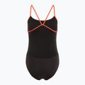 Einteiliger Damen-Badeanzug TYR Hexa Cutoutfit schwarz/orange 3