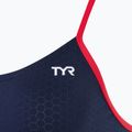 Einteiliger Damen-Badeanzug TYR Hexa Cutoutfit navy/red 3