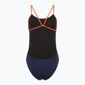 Einteiliger Damen-Badeanzug TYR Hexa Cutoutfit navy/orange 2