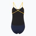 Einteiliger Damen-Badeanzug TYR Hexa Cutoutfit navy/gold 2
