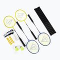 Dunlop Nitro-Star SSX 1.0 4 Spieler Badminton Set blau/gelb 13015340