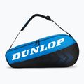Tennistasche Dunlop FX-Club 3 RKT schwarz/schwarz