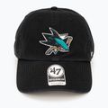 47 Marke NHL San Jose Sharks CLEAN UP Baseballmütze schwarz 4