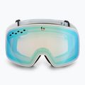 Skibrille Bollé Nevada Small white metalic blue matte/azure 2