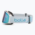 Skibrille Bollé Nevada Small white metalic blue matte/azure 4
